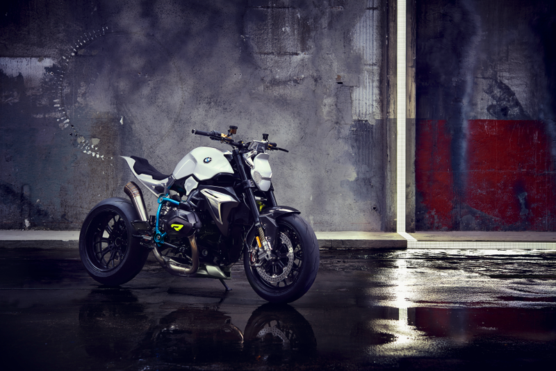 Illustration for article titled The BMW Concept Roadster Looks Like An i8 Motorcycle